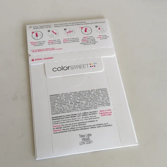 Color Street Nail Polish strips - Tokyo Lights - Picture 3 of 6